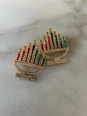 Kwanzaa Holiday Earrings