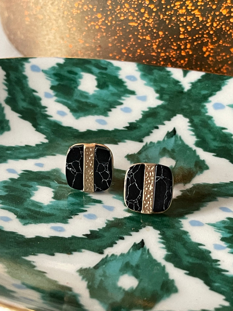Natural Stone Studs